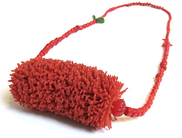 Melinda Young, Flocked Brush Neckpiece